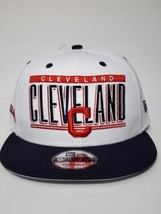 New Era Cleveland Guardians 9FIFTY Snapback Hat Cap Retro  Title White Blue NWT - £28.80 GBP