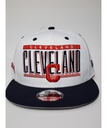 New Era Cleveland Guardians 9FIFTY Snapback Hat Cap Retro  Title White B... - £28.76 GBP
