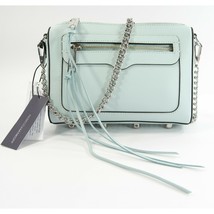 Rebecca Minkoff Avery Blue Saffiano Leather Crossbody Convertible Clutch Bag - £98.30 GBP