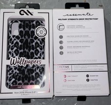 CaseMate Wallpapers Black White Drop Protection Phone Case For Apple iPh... - £6.80 GBP