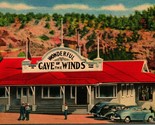 Vtg Linen Postcard Manitou Springs Colorado CO Wonderful Cave of the Win... - $2.92