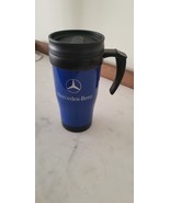 2 BLUE TUMBLERS MERCEDES-BENZ GENUINE TRAVEL C-BLUE ENG RACING - $604.65 MXN