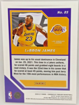 2020-21 Panini Chronicles Threads Lebron James #85 Los Angeles Lakers - £1.53 GBP