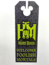 Disney Parks Haunted Mansion Welcome Foolish Mortals Tomb Sweet Tomb Door Hanger - £12.61 GBP