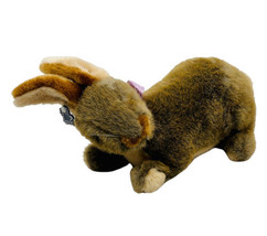 Applause Bunny Rabbit  Plush 15 inch Tags Realistic Lavender Easter Vintage 1986 - $21.49