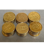 35 Brass Piggly Wiggly Tokens, Tumble Cleaned VERY NICE - £31.44 GBP