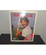 Boston Red Sox 1987 Folders/Topps card 12&quot;x9.5&quot; CSNB-0310-03B - £19.05 GBP