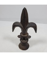 Vintage Fleur de Lis Shelf Finial 6 Inch Pointy Cast Iron - €15,63 EUR