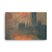 Claude Monet Houses of Parliament, Sunset, 1904 Canvas Print - £77.87 GBP+