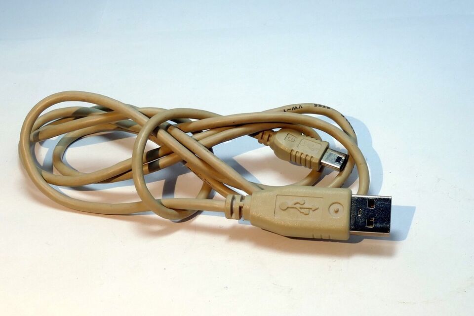 Canon USB Mini Cable Cord for Rebel ELPH Digital Cameras gray 4 feet long - $8.32