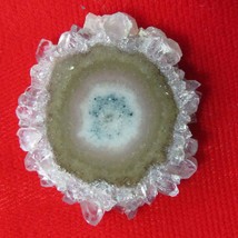 Stalactite Flower Slice  Polished Both Sides  Wire Wrap OX3 - £9.65 GBP