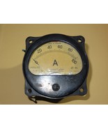 Ammeter Vintage Meter 0-100 A - $38.39 CAD