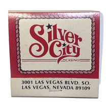 Silver City Casino Hotel Las Vegas Nevada Match Book Matchbox - £3.91 GBP