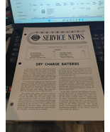 Chevrolet Service News Volume 31 Jan Feb 1959 # 1 &amp; 2 - Dry Charge Batte... - $130.42 MXN