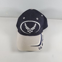 US Air Force Mens Hat Strap Back Blue Gray Adjustable USAF TLJ - $13.99