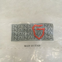 Vintage large Linea plastic purchase bag made in Italy movie photo prop  - $19.75