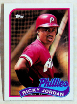 1989 Topps Ricky Jordan Rookie Baseball Card #358 - $2.99
