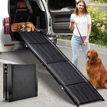 NZONPET Dog Ramp for Car, 63" Long &amp; 17" Wide Foldable Portable Car Ramp... - $63.36