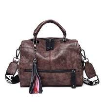 High Quality Leather Tassel Brand Handbags Women Bags Designer Handbags Ladies C - £50.57 GBP