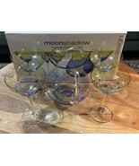 Circleware Moonshadow Blue and Green 5 Pc Margarita Set Pitcher Glasses - $906.07 MXN