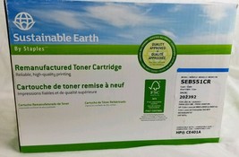 Sustainable Earth SEB551CR, For HP CE401A. Replacement Toner Cyan - £62.96 GBP