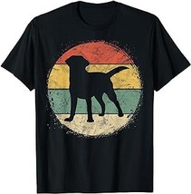 Circular Retro Labrador Owner Gift Golden Black Lab Dad Mom T-Shirt - $15.99+