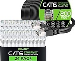 GearIT 24Pack 4ft Cat6 Ethernet Cable &amp; 200ft Cat6 Cable - £164.79 GBP