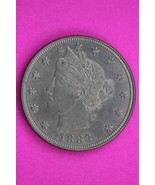 High Grade 1883 No Cents V Liberty Nickel Guaranteed Authentic Genuine C... - $54.69 CAD
