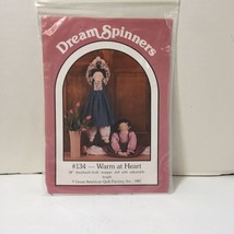 Warm at Heart Pattern 28&quot; Doorknob/Draft Stopper Doll Dream Spinners - £10.12 GBP