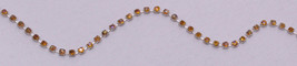 Imported Rhinestone Chain - Yellow/Gold Iridescent Rhinestones Trim BTY ... - $12.95