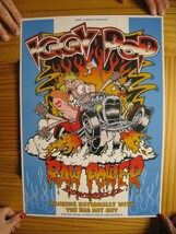 Iggy Pop Poster Concert The Stooges Raw Power Australia - $179.29