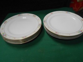 Beautiful Noritake Handpainted Retired Nippon &quot;Marquerite&quot; Set 8 Bread Plates - £34.00 GBP