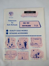 1966-67 Con-Cor Models Components for Scale Railroads Catalog - $14.95