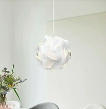 Modern Island Pendant Light Fixture Hanging Ceiling Kitchen White Plug In Puzzle - £30.02 GBP