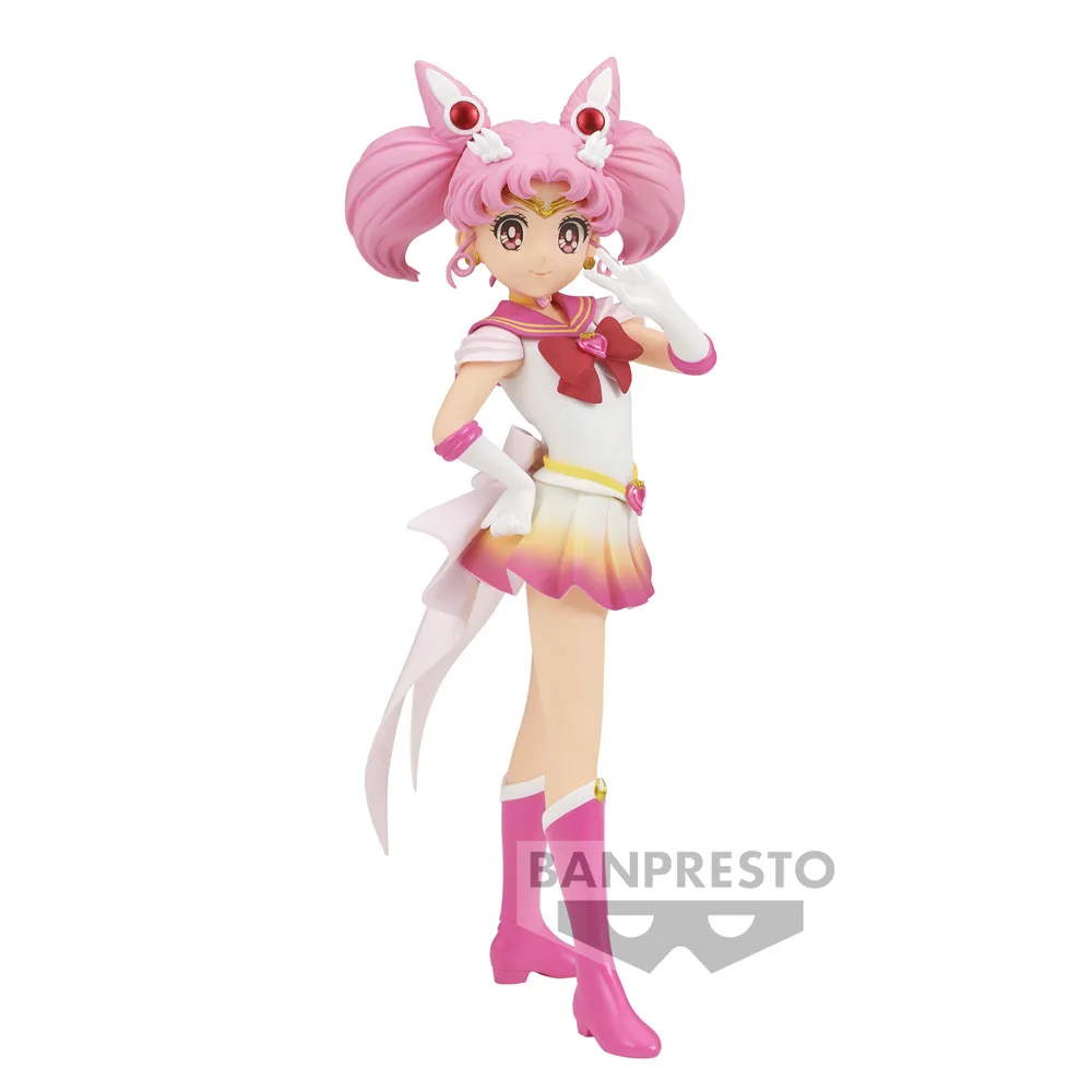 Pretty Guardian Sailor Moon Cosmos The Movie Glitter Glamours Super Sailor Chibi - £35.73 GBP