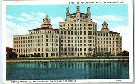 Don Cesar Hotel Pass A Grille Gulf of Mexico St Petersburg Florida Postcard - £6.96 GBP