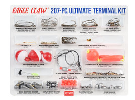 Eagle Claw 207-PIECE Ultimate Fishing Terminal Tackle Kit - $19.95