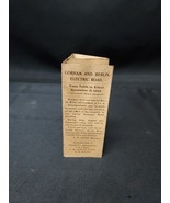 Rare Orig 1904 Gorham &amp; Berlin Mills New Hampshire Electric Road Car Tim... - $93.32