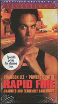 Rapid Fire VINTAGE VHS Cassette Brandon Lee - £30.95 GBP
