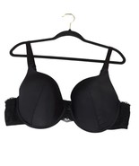 Curve Muse Womans 44B Bra Underwire Padded Black Lace Adjustable Straps - £10.37 GBP