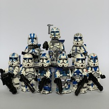 9pcs Star Wars 501st Legion Rex Appo Echo Hardcase Clone troopers Minifigures - £15.62 GBP