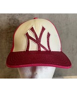 New York Yankees Pink Glitter Bill New Era Youth Baseball HatHook &amp; Loop - £11.40 GBP