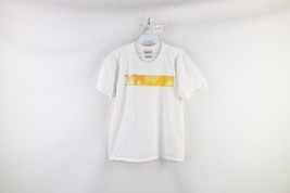 Vintage Nike Womens Size Large Spell Out Script Pinwheel Box Logo T-Shirt White - £39.65 GBP