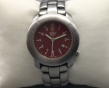 Victorinox Swiss Army Watch Women Silver Tone Sundance Cherry New Batter... - $158.39