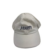 Variety Baseball Hat White Made in Cambodia Headshot KCCaps Stitch Cotto... - £7.43 GBP