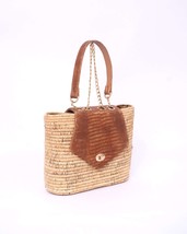 Handmade Raffia Shoulder and Handbag - Eco-Friendly and Durable - Sustai... - £67.72 GBP