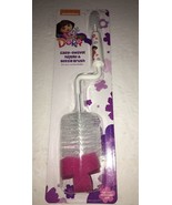 Baby Bottle And Nipple Brush Easy Swivel DORA THE EXPLORER Nickelodeon N... - $9.88