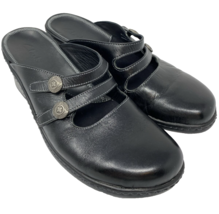 Clarks  Women&#39;s Slip On Mary Janes Black Leather Size 8.5 NWOB - £30.01 GBP