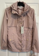 NEW Cole Haan Signature Snap Front Zip Collar Jacket Rose Size Large NWT - $148.00