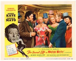 *The Secret Life Of Walter Mitty (1947) Danny Kaye Riverboat Gambler Fantasy - £39.32 GBP